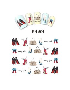 BN-594 | Τατουάζ νερού, γόβες στιλέτο και αξεσουάρ |...