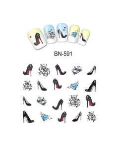 BN-591 | Τατουάζ νερού, γόβες στιλέτο και αξεσουάρ |...