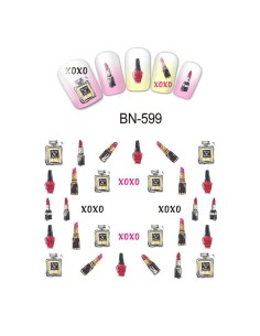 BN-599 | Τατουάζ νερού, κραγιόν και αρώματα | Water transfer