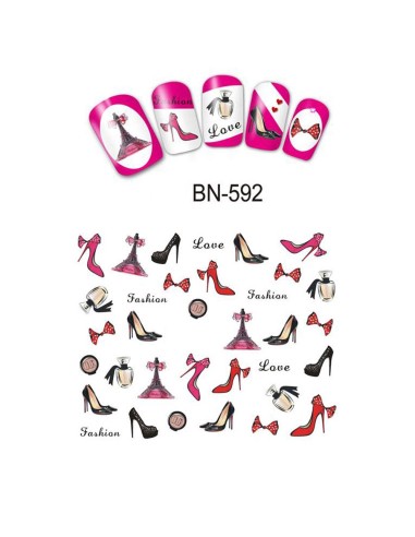 BN-592 | Τατουάζ νερού, γόβες στιλέτο...