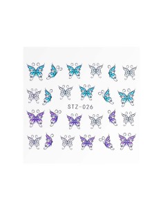 STZ-026 | Τατουάζ νερού, πεταλούδες | Water transfer