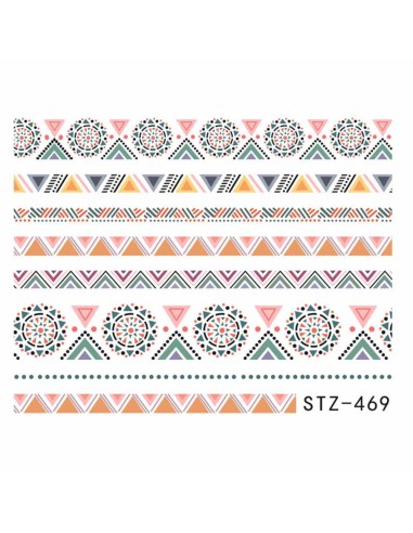 STZ-469 | Τατουάζ νερού, γεωμετρικά...