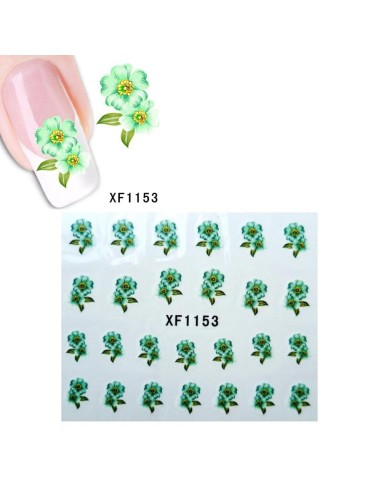 XF1153 | Τατουάζ νερού, λουλούδια...