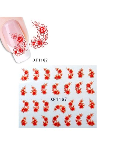 XF1167 | Τατουάζ νερού, λουλούδια...