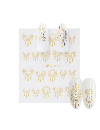 Y-073 | Τατουάζ νερού, χρυσό σχέδιο...