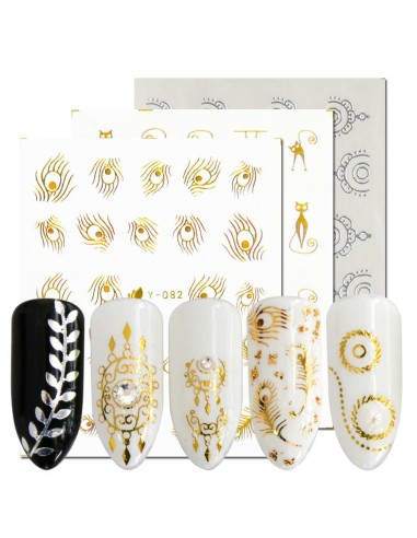 Y-086 | Τατουάζ νερού, χρυσό σχέδιο...