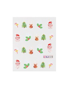 BLE1578 | Τατουάζ νερού, χριστουγεννιάτικα σχέδια | Water...