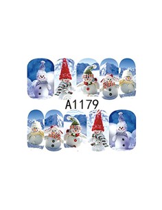 A1179 | Τατουάζ νερού, χριστουγεννιάτικα σχέδια | Water...