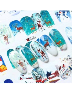 A1181 | Τατουάζ νερού, χριστουγεννιάτικα σχέδια | Water...