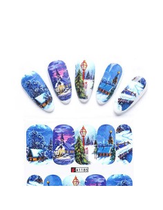 A1185 | Τατουάζ νερού, χριστουγεννιάτικα σχέδια | Water...