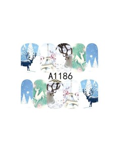 A1186 | Τατουάζ νερού, χριστουγεννιάτικα σχέδια | Water...