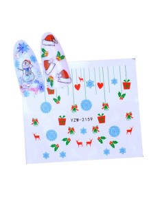 YZW-2159 | Τατουάζ νερού, χριστουγεννιάτικα σχέδια |...