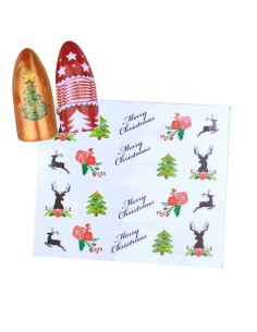 YZW-2176 | Τατουάζ νερού, χριστουγεννιάτικα σχέδια |...