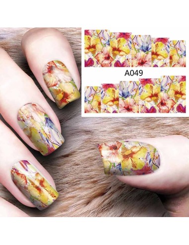 A049 | Τατουάζ νερού, λουλούδια...