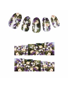 A067 | Τατουάζ νερού, λουλούδια πολύχρωμα | Water transfer