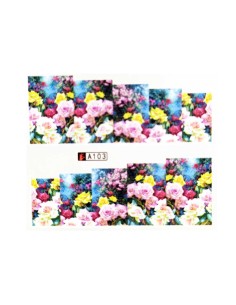 A103 | Τατουάζ νερού, τριαντάφυλλα διάφορα χρώματα |...