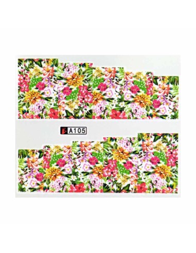 A105 | Τατουάζ νερού, λουλούδια...