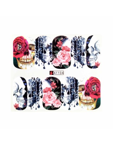 A1104 | Τατουάζ νερού, νεκροκεφαλές...