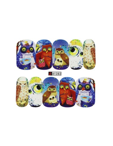 A1282 | Τατουάζ νερού, κουκουβάγιες...