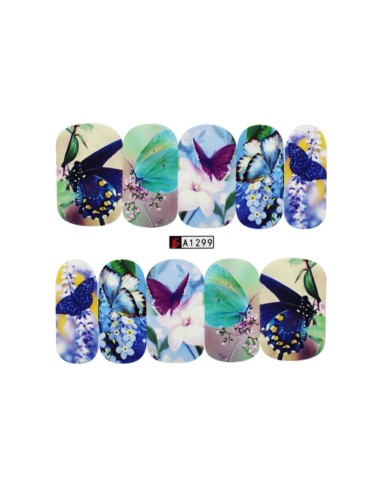 A1299 | Τατουάζ νερού, πεταλούδες...