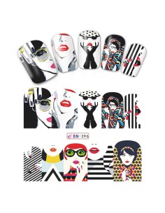 BN-396 | Τατουάζ νερού, mod's girls | Water transfer