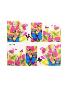 CH-14 | Τατουάζ νερού, λουλούδια και πεταλούδες | Water...