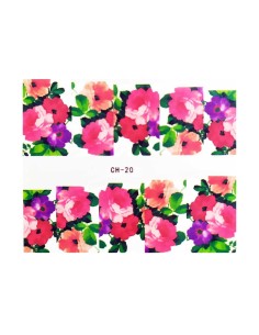 CH-20 | Τατουάζ νερού, λουλούδια διάφορα χρώματα | Water...