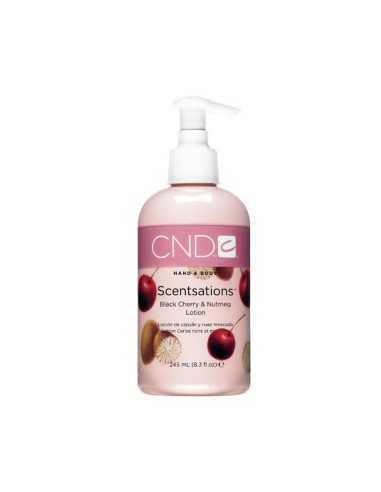 CND | Scentsations Hand & Body Lotion | Black Cherry & Nutmeg (245ml)