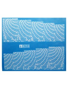 B294 | Τατουάζ νερού, γεωμετρικό σχέδιο λευκό | Water...