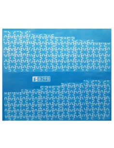 B298 | Τατουάζ νερού, puzzle λευκό | Water transfer