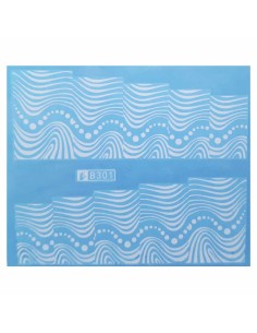 B301 | Τατουάζ νερού, αφηρημένο σχέδιο λευκό | Water...