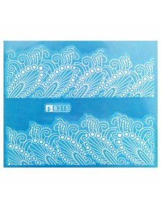 B315 | Τατουάζ νερού, δαντέλα λευκή | Water transfer