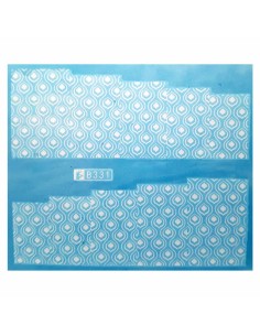 B331 | Τατουάζ νερού, γεωμετρικό μοτίβο λευκό | Water...