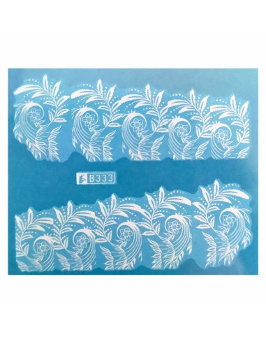 B333 | Τατουάζ νερού, λουλούδια λευκά...