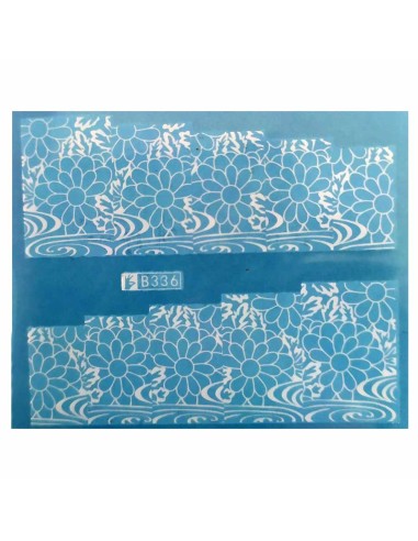 B336 | Τατουάζ νερού, δαντέλα λευκή |...