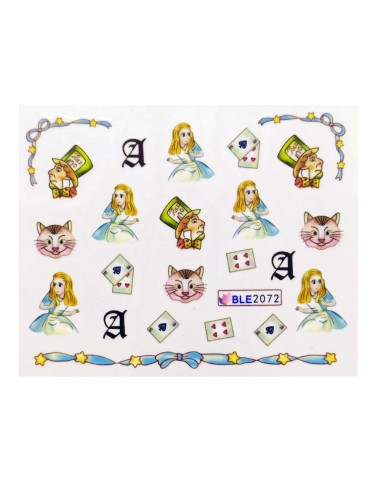 BLE2072 | Τατουάζ νερού, Αλίκη στη...