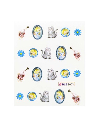 BLE2074 | Τατουάζ νερού, Αλίκη στη...