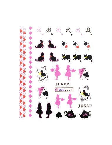 BLE2078 | Τατουάζ νερού, Αλίκη στη...