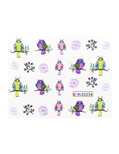 BLE2234 | Τατουάζ νερού, κουκουβάγιες...