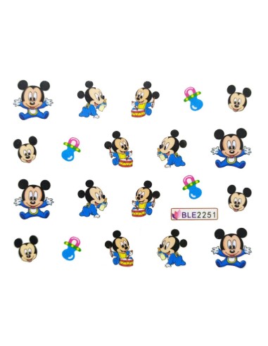 BLE2251 | Τατουάζ νερού, baby Mickey...