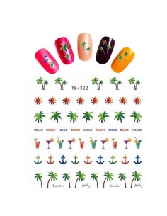 YE-322 | Τατουάζ νερού, καλοκαιρινά σχέδια | Water transfer