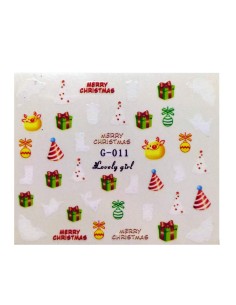 G-011 | Τατουάζ νερού, χριστουγεννιάτικα σχέδια | Water...