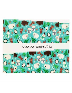 WT-013B | Τατουάζ νερού, χριστουγεννιάτικα σχέδια | Water...