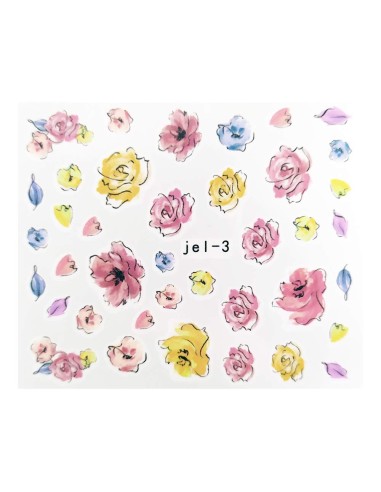 JEL-3 | Τατουάζ νερού, λουλούδια...