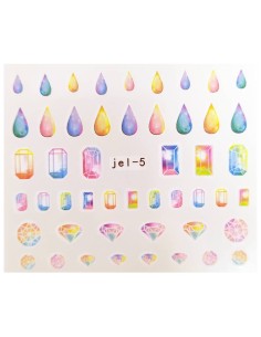 JEL-6 | Τατουάζ νερού, αρώματα και φιόγκοι | Water transfer