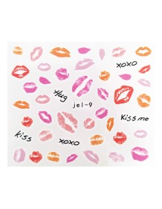 JEL-9 | Τατουάζ νερού, φιλάκια  | Water transfer