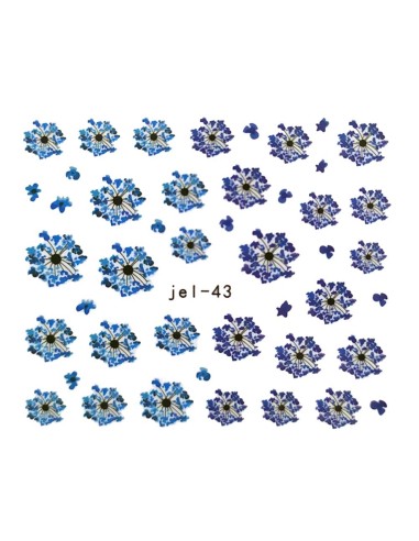 JEL-43 | Τατουάζ νερού, λουλούδια...