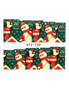 STZ-159 | Τατουάζ νερού, χριστουγεννιάτικα σχέδια | Water...