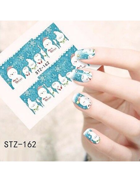 STZ-162 | Τατουάζ νερού, χριστουγεννιάτικα σχέδια | Water transfer