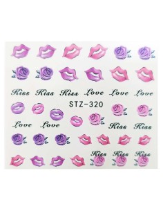 STZ-320 | Τατουάζ νερού, φιλάκια και τριαντάφυλλα | Water...